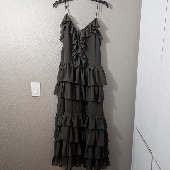 Torn by Ronny Kobo Giselle Ruffled Maxi Dress - Picture 2 of 9